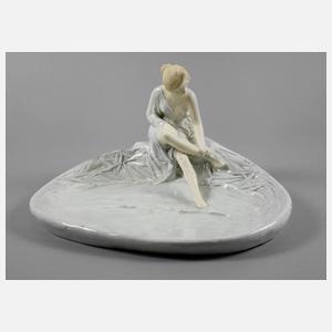 Wien große figürliche Schale