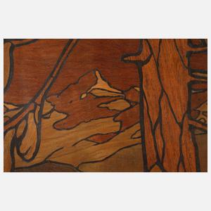 Paul Bürck Intarsienbild