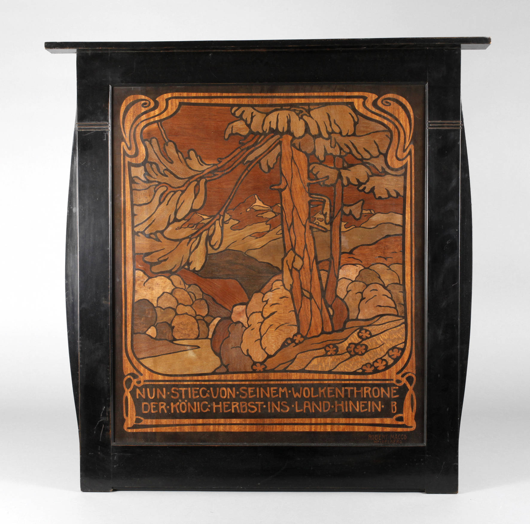 Paul Bürck Intarsienbild