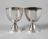 Silber zwei Eierbecher