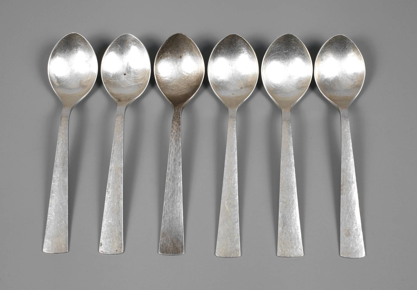 Sechs Dessertlöffel Willi Stoll Leipzig