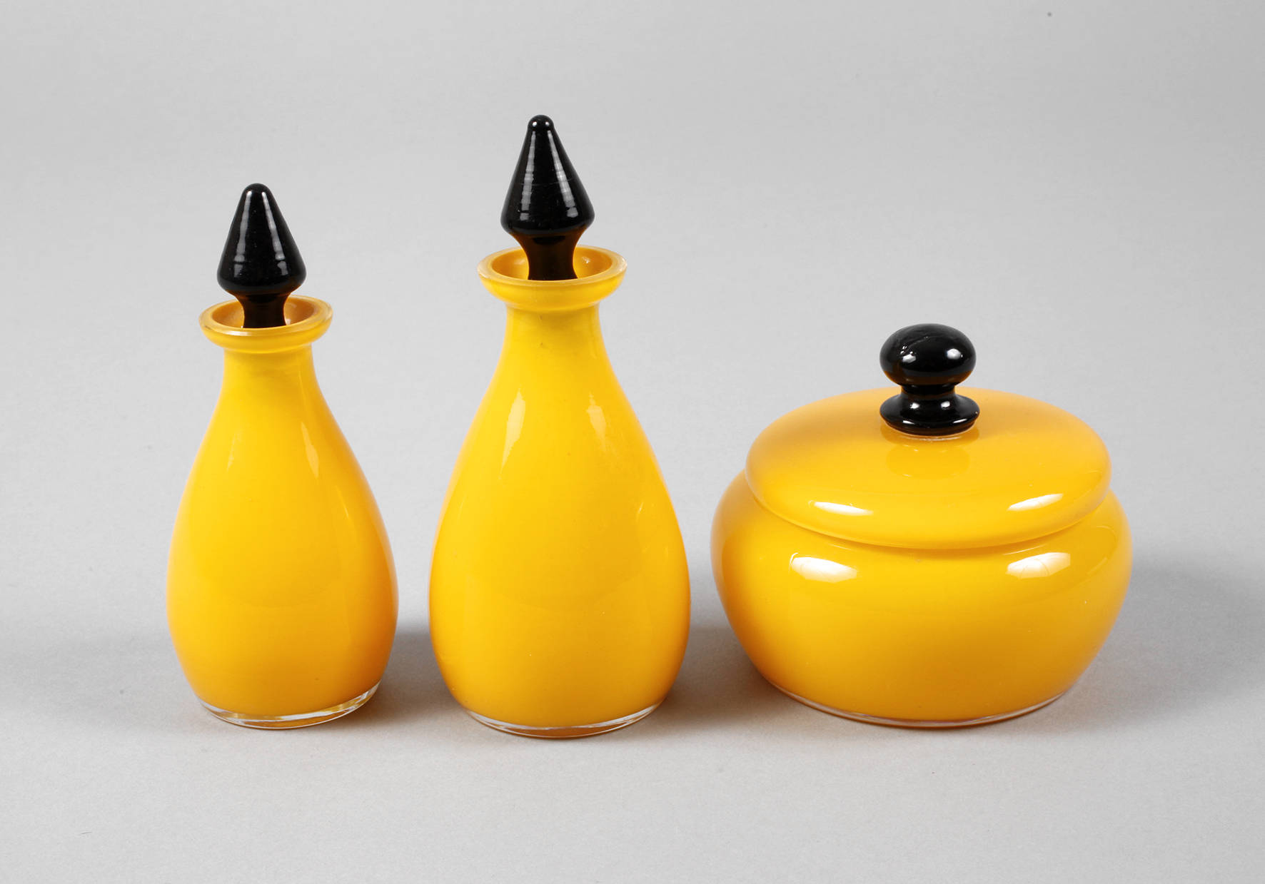 Loetz Wwe. drei Teile Tangoglas