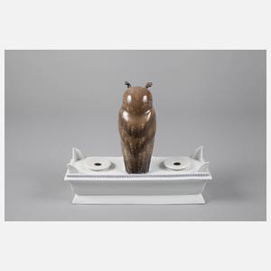 Rosenthal Schreibzeug mit Eule