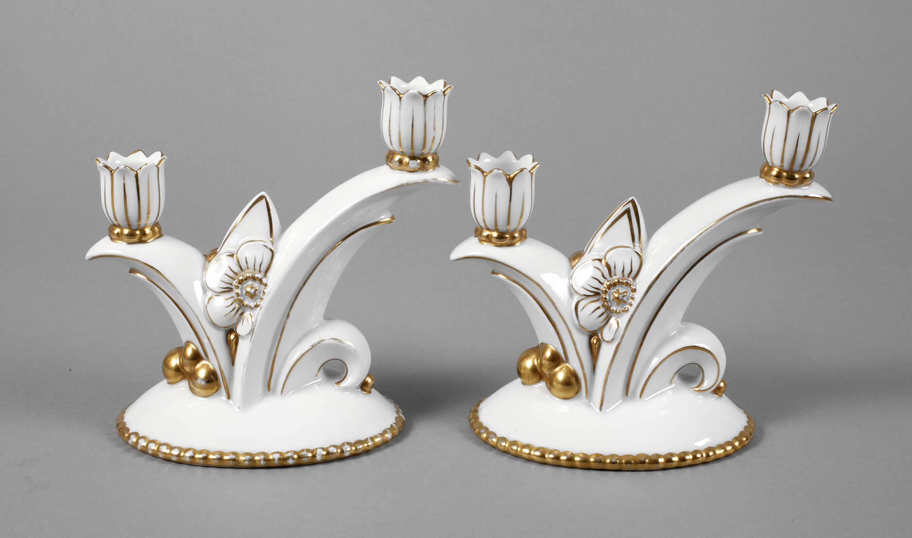 Schmiedefeld zwei Leuchter