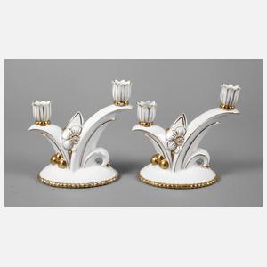 Schmiedefeld zwei Leuchter