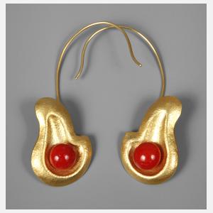 Ohrschmuck mit Korallen