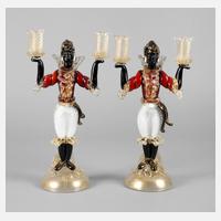 Murano zwei Leuchterfiguren111