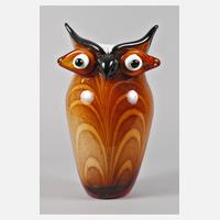 Murano Vase als Eule111