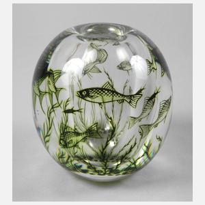 Schweden Vase Fischdekor