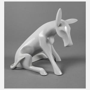 Sgrafo stilisierter Esel