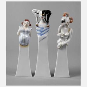 Volkstedt drei Figuren Kati Zorn