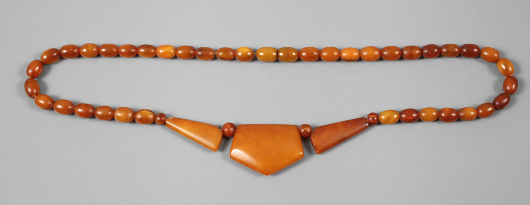 Bernsteincollier Art déco