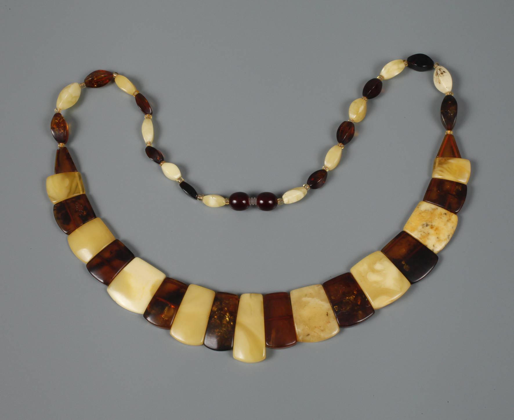 Bernsteincollier Art déco