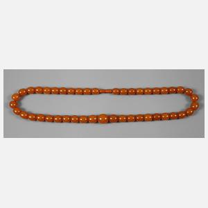 Langes Bernsteincollier