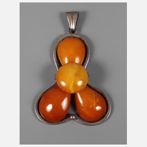 Großer Bernsteinanhänger