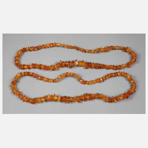 Zwei Bernsteinketten