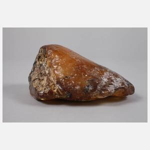 Großer Gussbernstein, ca. 601 g