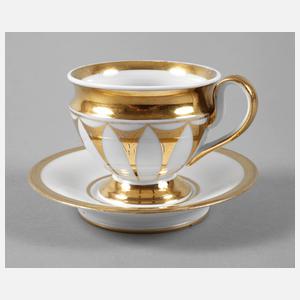 KPM Berlin Sammeltasse Biedermeier