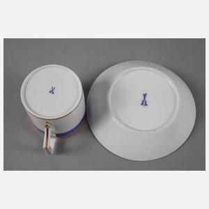 Meissen Sammeltasse Biedermeier