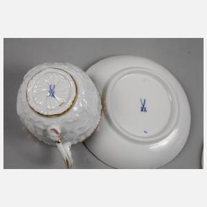 Meissen zwei Mokkatassen aus dem Schwanenservice