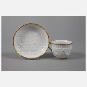 Meissen zwei Mokkatassen aus dem Schwanenservice