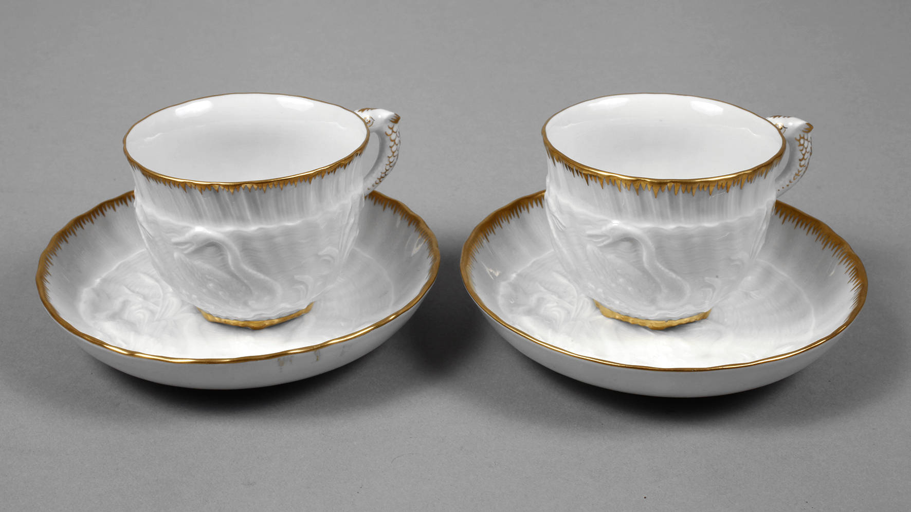 Meissen zwei Mokkatassen aus dem Schwanenservice