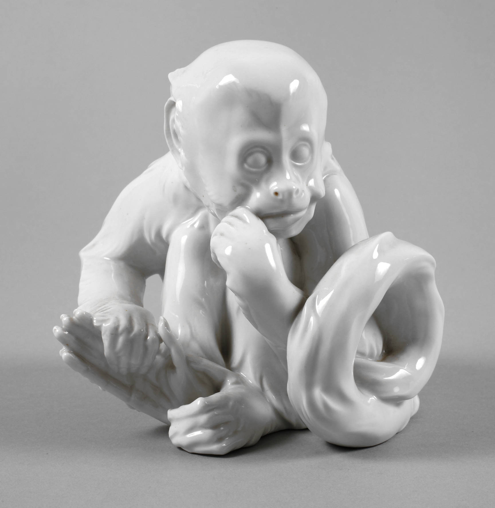 Augarten Wien sitzender Affe