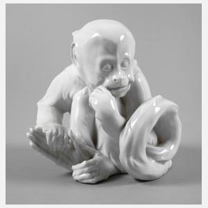 Augarten Wien sitzender Affe