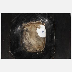 Capodimonte Bildplatte Adam und Eva im Paradies