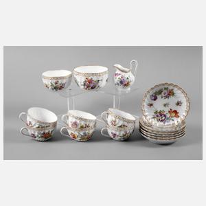 Dresden Restservice Handmalerei