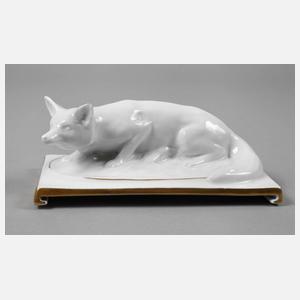 Fraureuth schleichender Fuchs