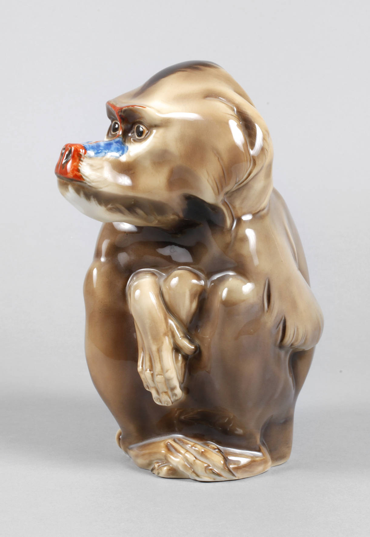 Hutschenreuther Affenplastik Mandrill