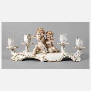 Hutschenreuther Kerzenleuchter mit Putten