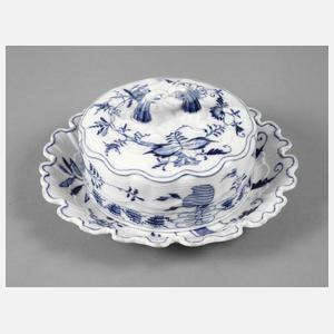 Meissen Butterdose Zwiebelmuster