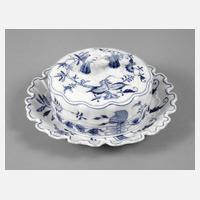 Meissen Butterdose Zwiebelmuster111