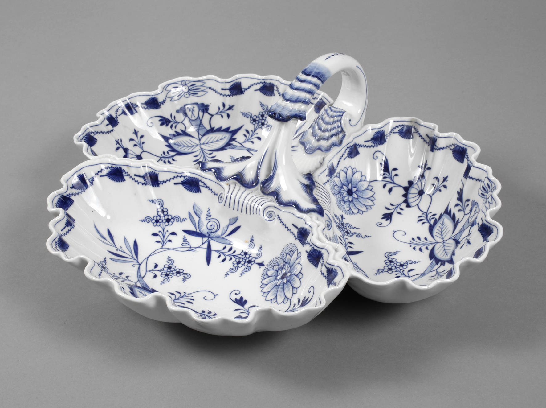 Meissen Cabarettschale Zwiebelmuster