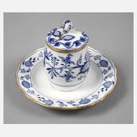 Meissen Senfnapf Zwiebelmuster111