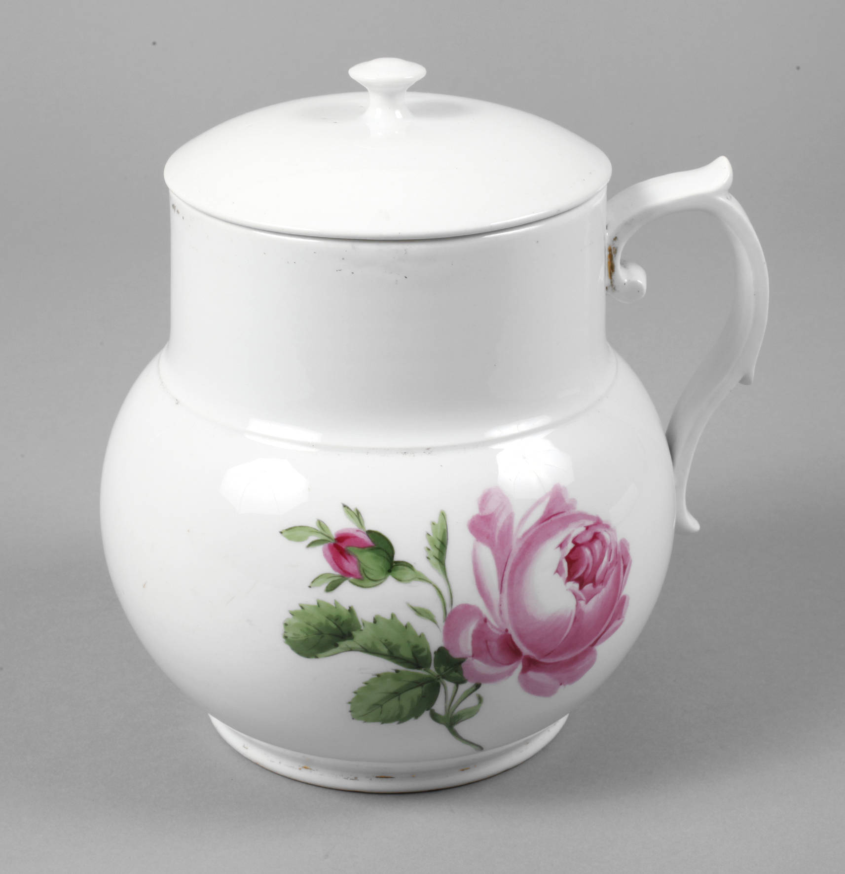 Meissen Deckelkanne ”Rote Rose”