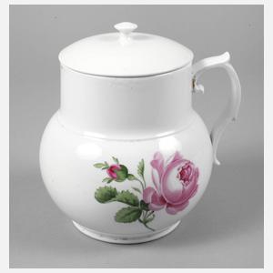 Meissen Deckelkanne ”Rote Rose”