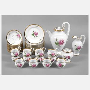 Meissen Kaffeeservice ”Rote Rose”