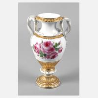 Meissen Schlangenhenkelvase ”Rote Rose”111