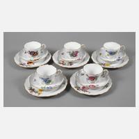 Meissen fünf Gedecke111