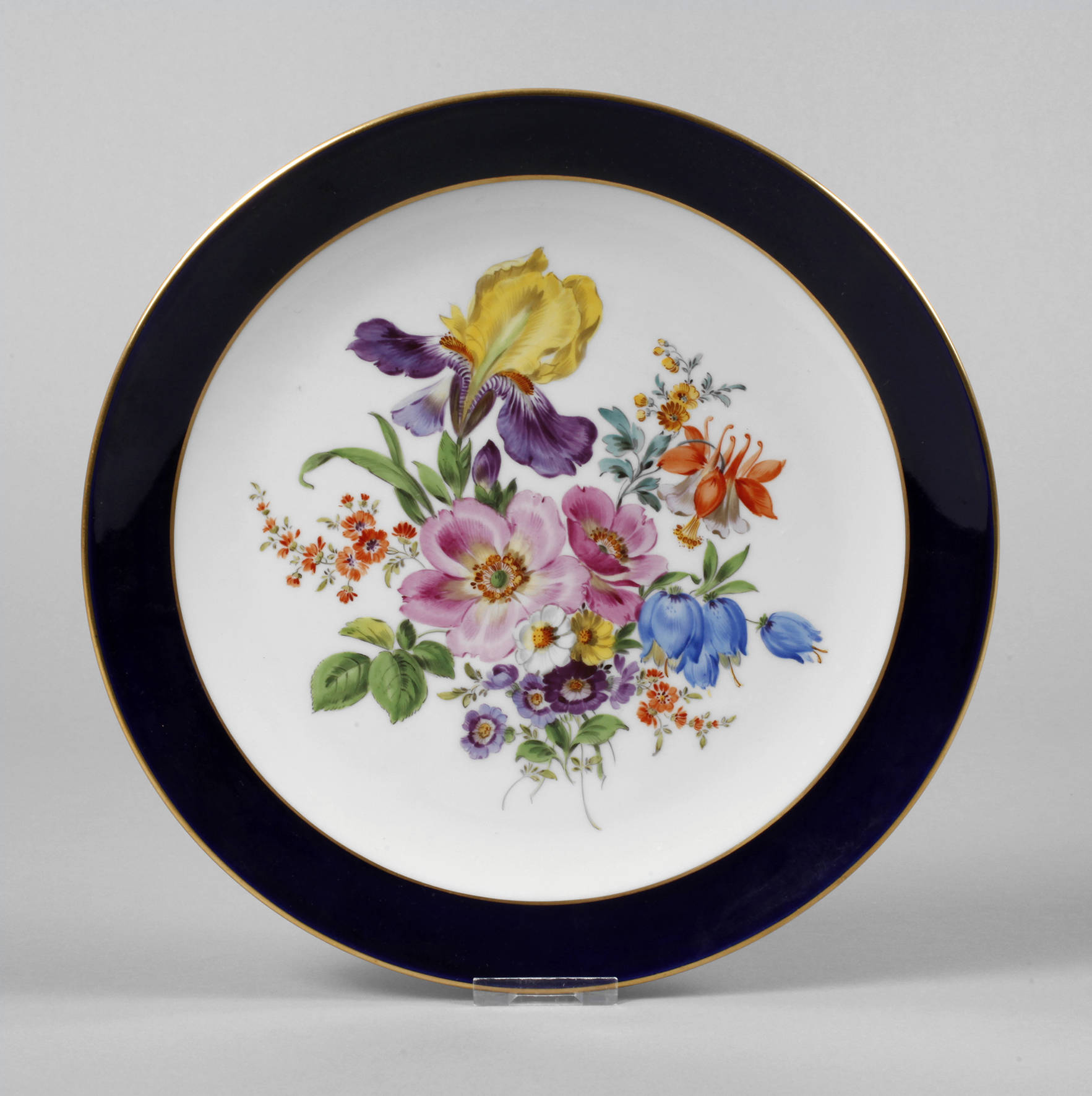 Meissen Teller Kobaltrand