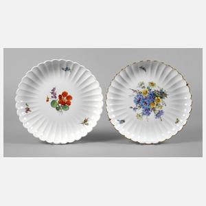 Meissen zwei Vorlegeteller