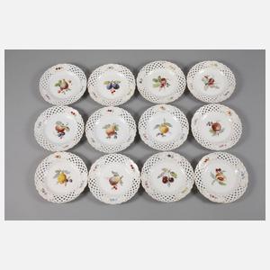 Meissen zwölf Dessertteller