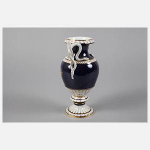 Meissen kleine Schlangenhenkelvase