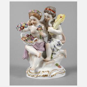 Meissen Figurengruppe Jahreszeiten-Allegorie