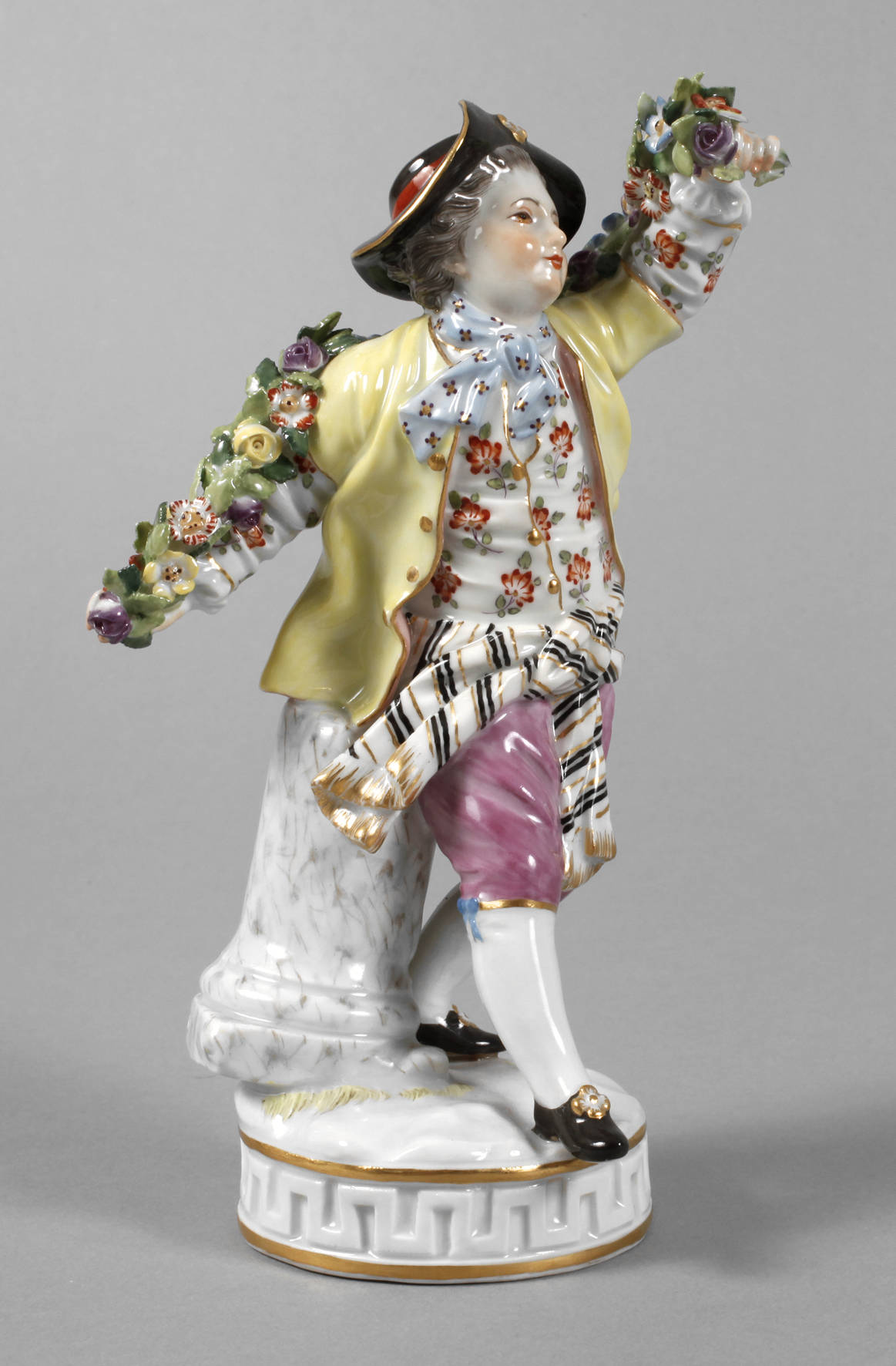 Meissen Galant mit Blumengirlande