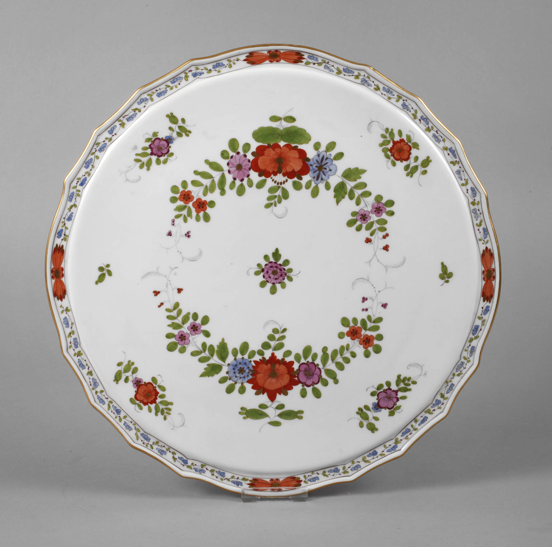 Meissen große Tortenplatte