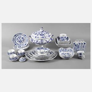 Meissen Teichert Konvolut Zwiebelmustergeschirr